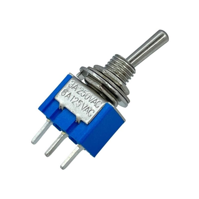 IC-139C 6mm Toggle Switch İğne Ayak On-Off 6mm