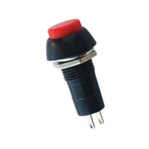 IC186 Plastik Yaylı Buton - Kırmızı