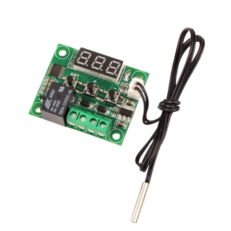 W1209 Röle Çıkışlı Dijital Termostat - Kuluçka/Akvaryum Sıcaklık Kontrol Kartı