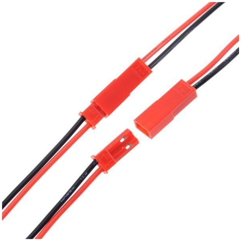 JST 2 Pin 2.25mm Lipo Pil Kablosu – Erkek & Dişi