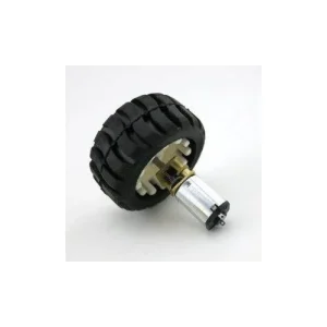 N20 Motor ve Tekerlek Seti 6V 500RPM Redüktörlü Mikro(Kullanılmış)