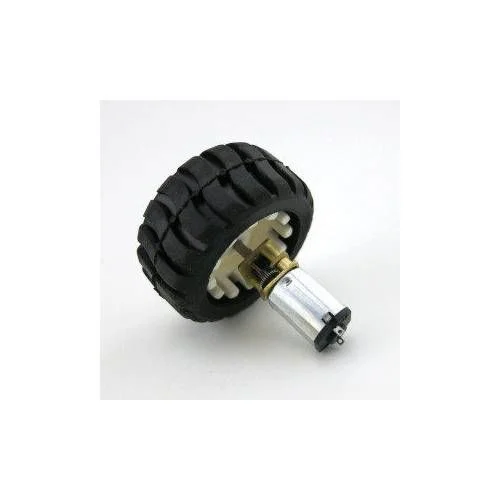 N20 Motor ve Tekerlek Seti 6V 500RPM Redüktörlü Mikro(Kullanılmış)